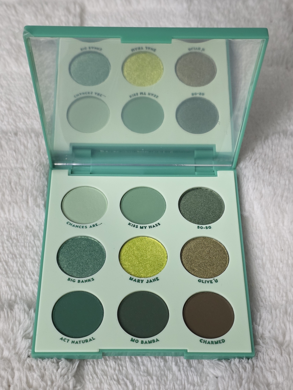 COLOURPOP COSMETICS JUST MY LUCK 9 PAN PRESSED POWDER EYESHADOW PALETTE NWOB